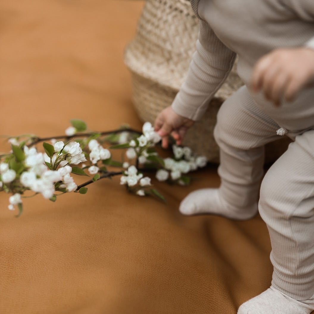 LEATHER PLAY MAT 'SAND'